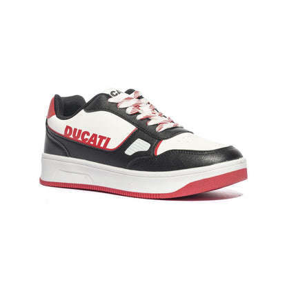DUCATI DU23G200 WHITE BLACK RED Sneakers Bambino 
