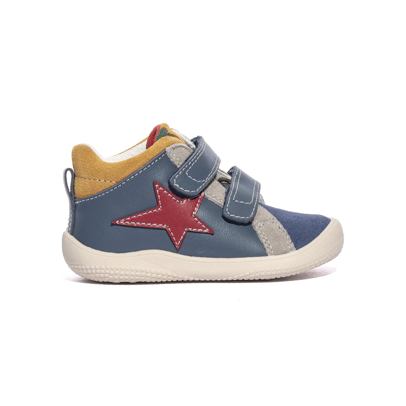 NATURINO 0012018730.01.2C18 AZURE TAUPE INDIGO Sneakers Bambino 
