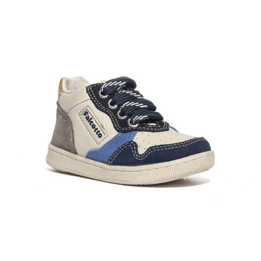 FALCOTTO 0012017166.03.2B50 MILK AZURE NAVY Sneakers Bambino 