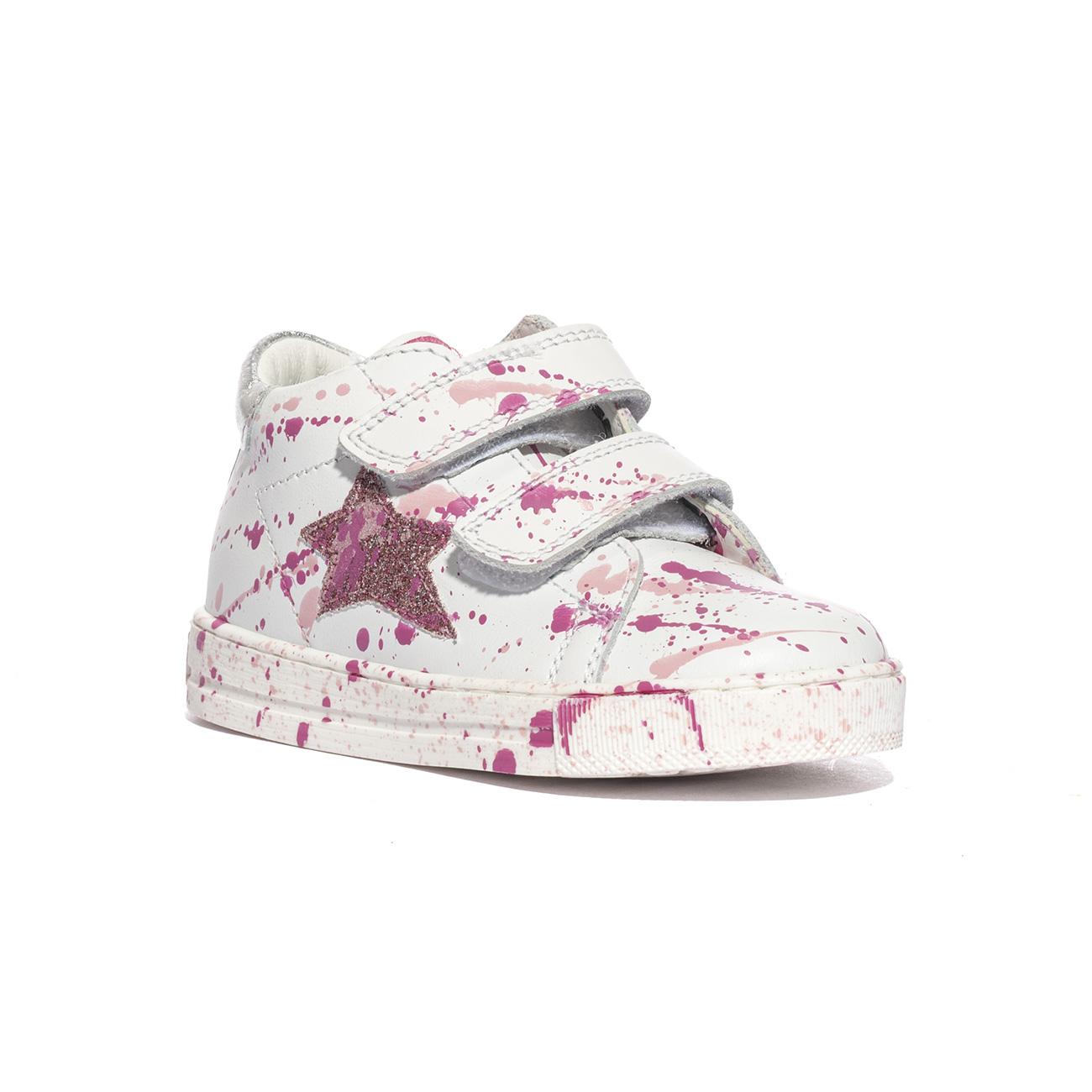 Sneakers Falcotto  Sasha Bianche Rosa 0012015350.B7.1N02WHITE SILVER FALCOTTO