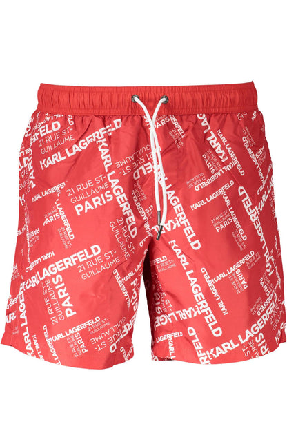 KARL LAGERFELD KL20MBM08_8E49A01_ROSSORED Rosso Costumi Uomo 