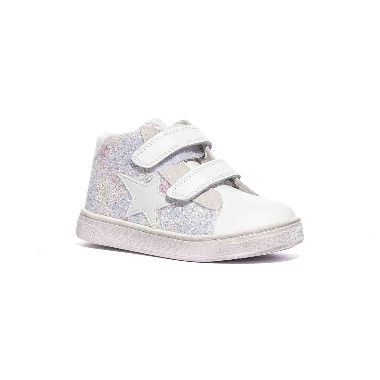 NATURINO 0012017857.28.2N86 WHITE MULTI Sneakers Bambina 