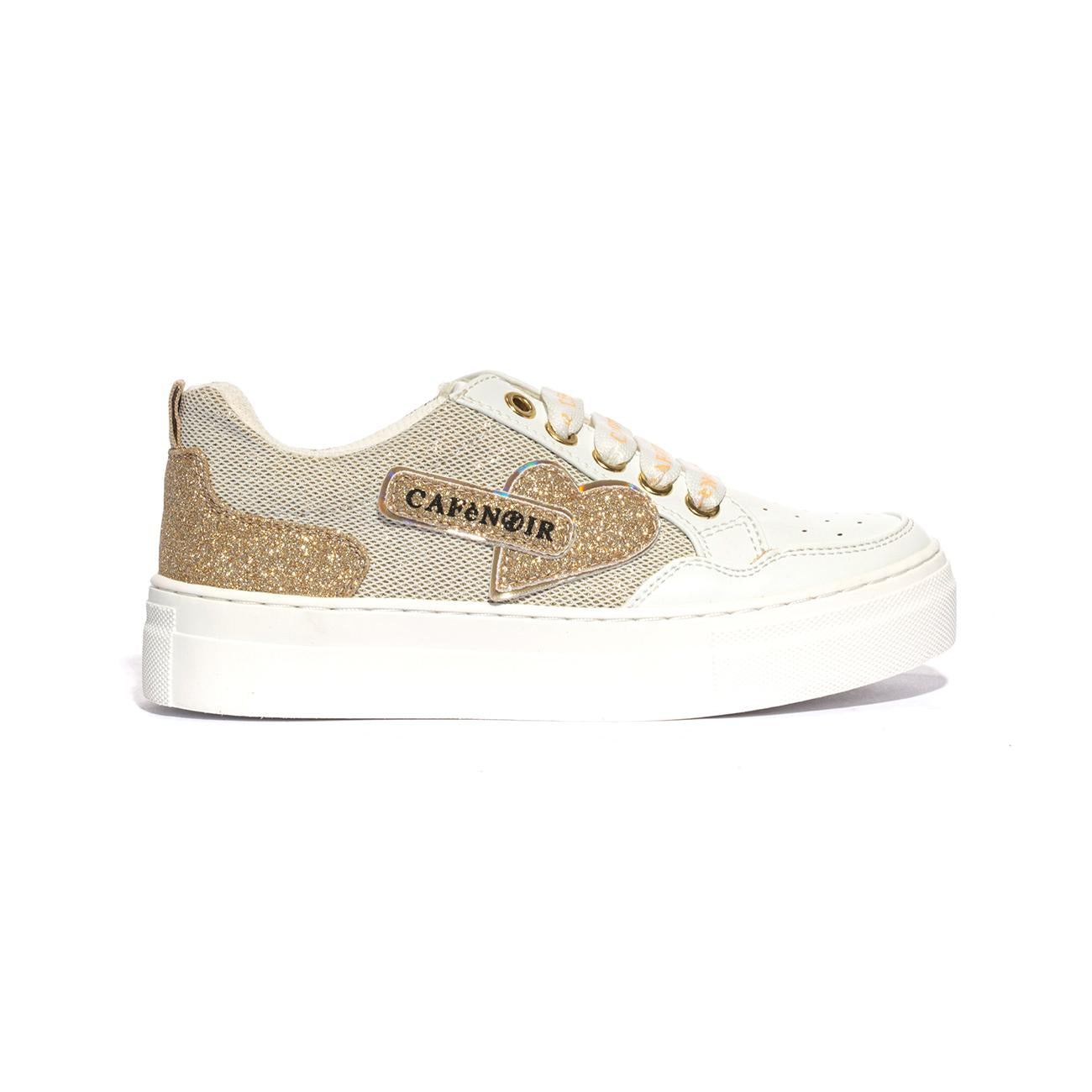 CAFèNOIR C2421 WHITE GOLD Sneakers Bambina 