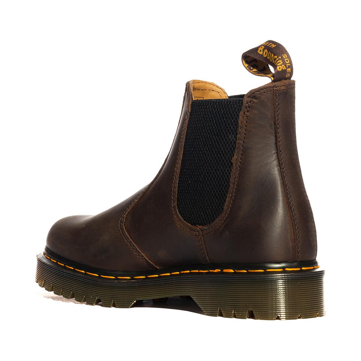 STIVALETTI CHELSEA Dr. Martens 2976 Marroni 27896201UDARK BROWN CRAZY HORSE DR MARTENS
