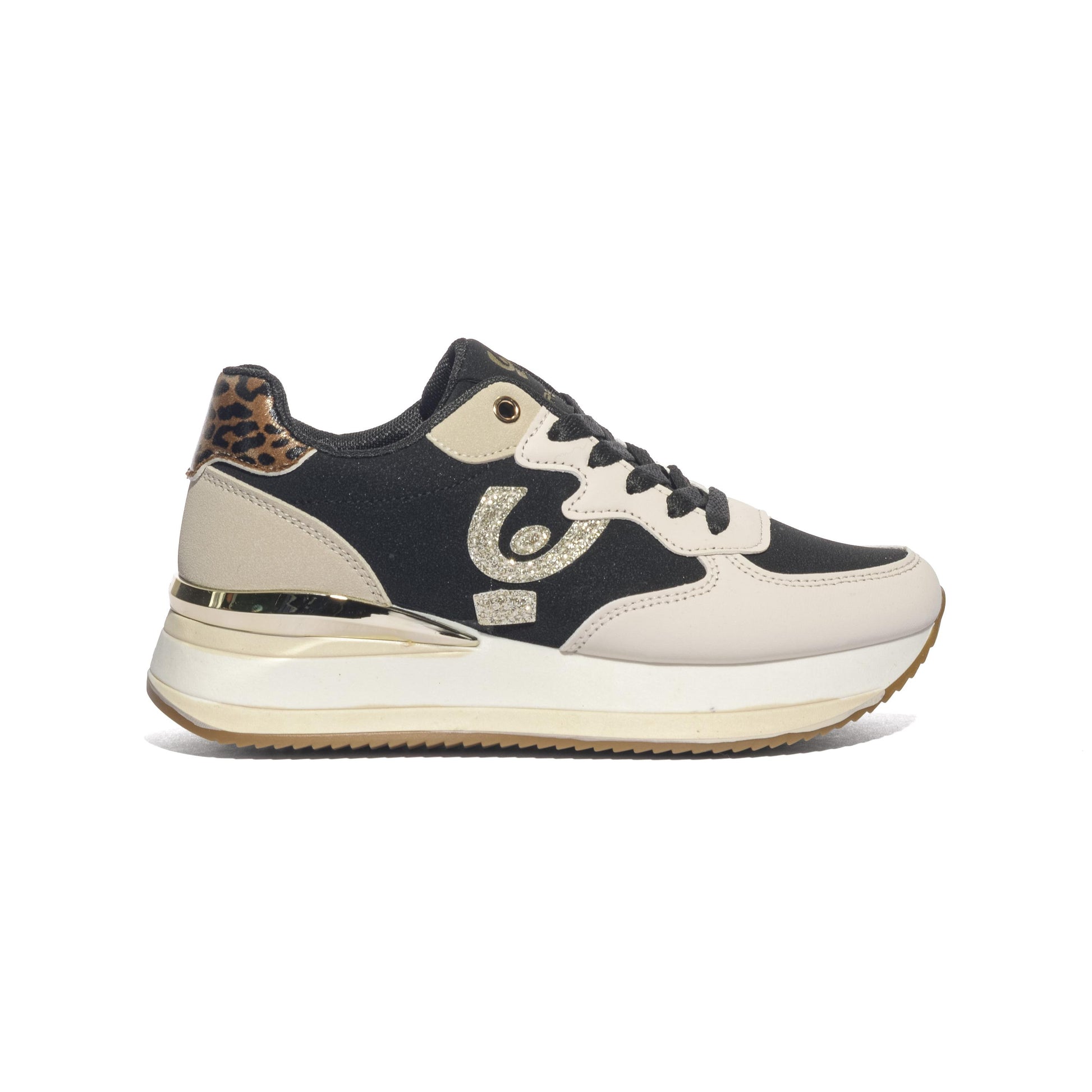 FREDDY FY7727 WHITE BLACK Sneakers Donna 