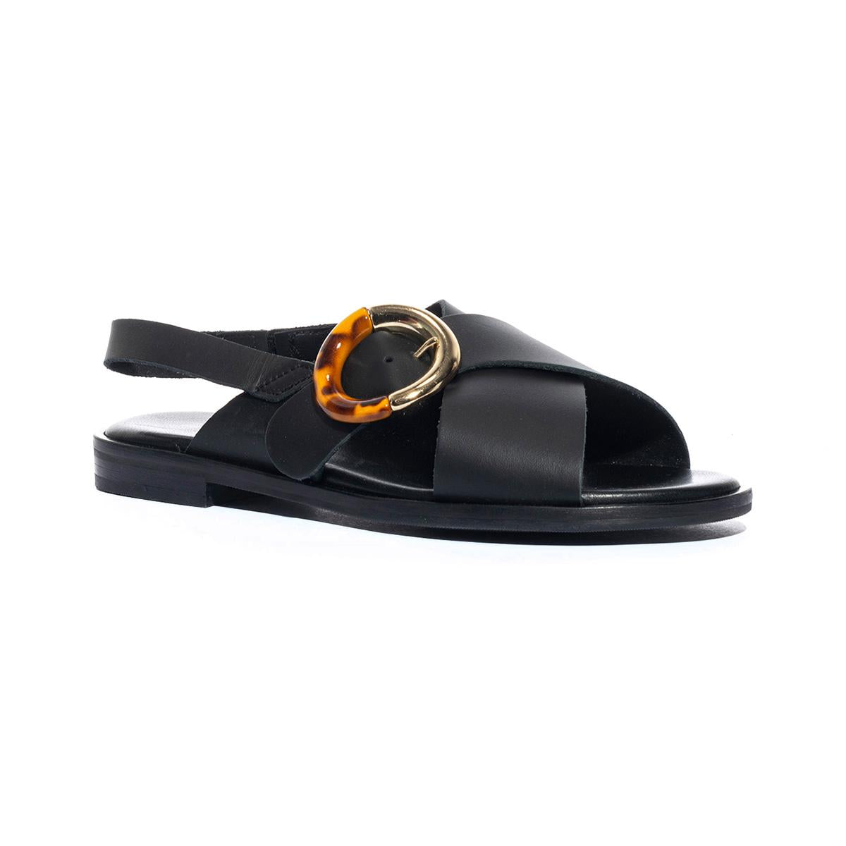 FRAU 86T9 NERO Sandali Donna 