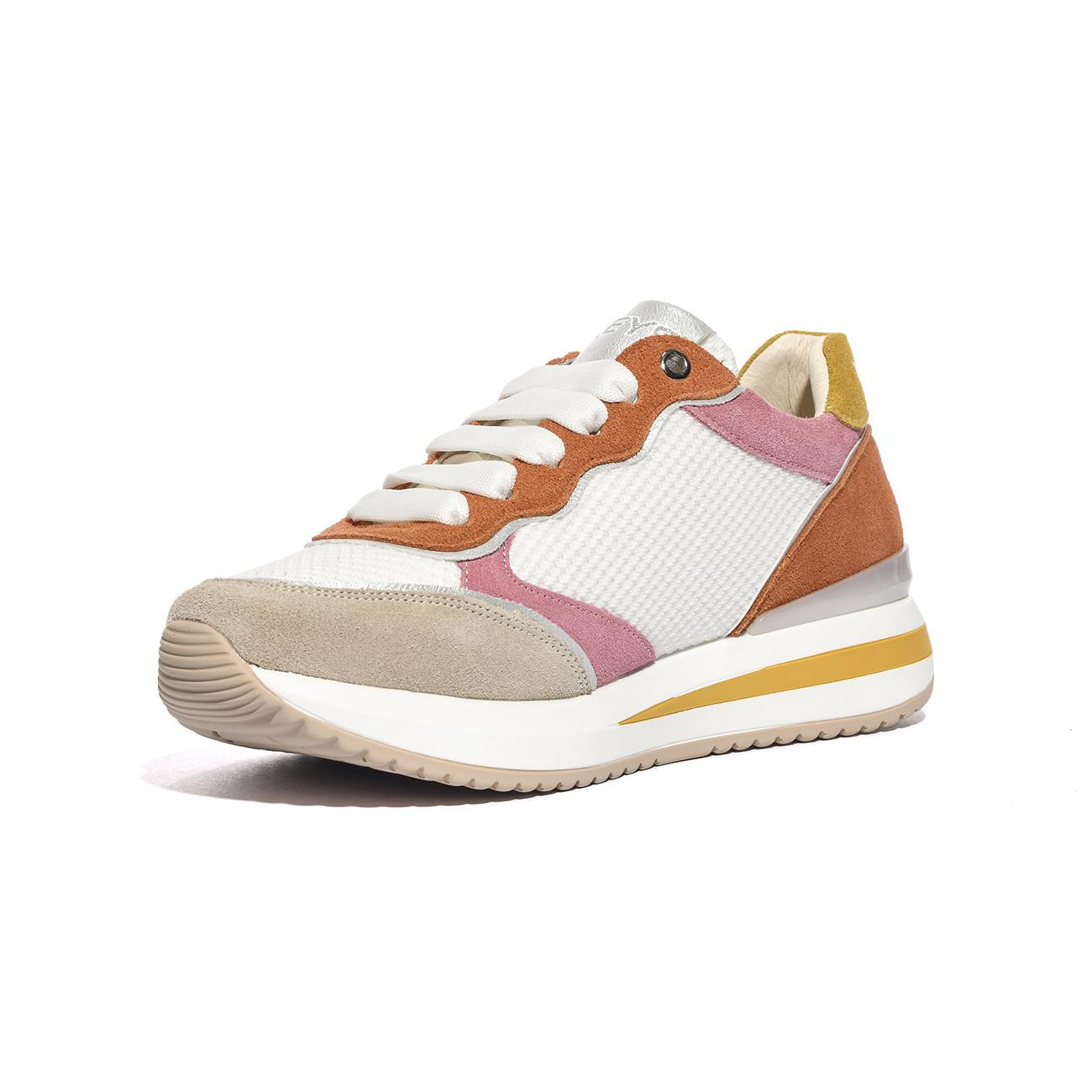 KEYS K10530 BEIGE WHITE Sneakers Donna 