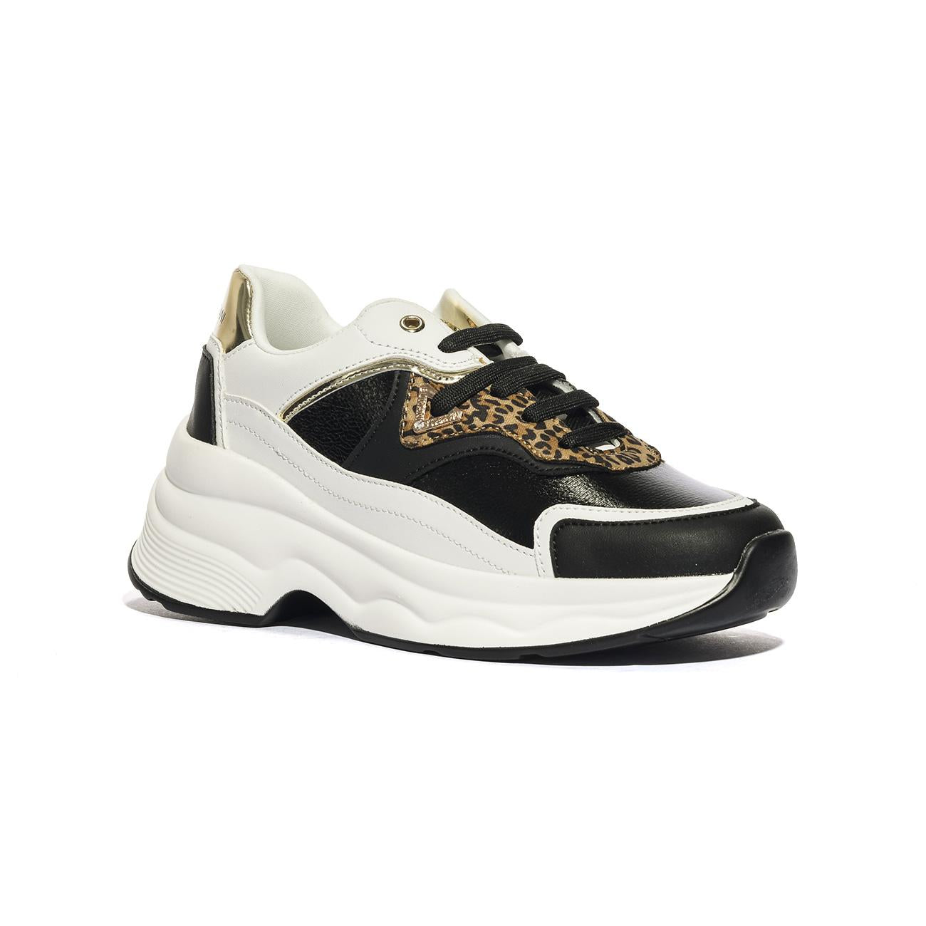 Sneakers Mariella Burani 51791 Bianche 51791BLACK WHITE MARIELLA BURANI