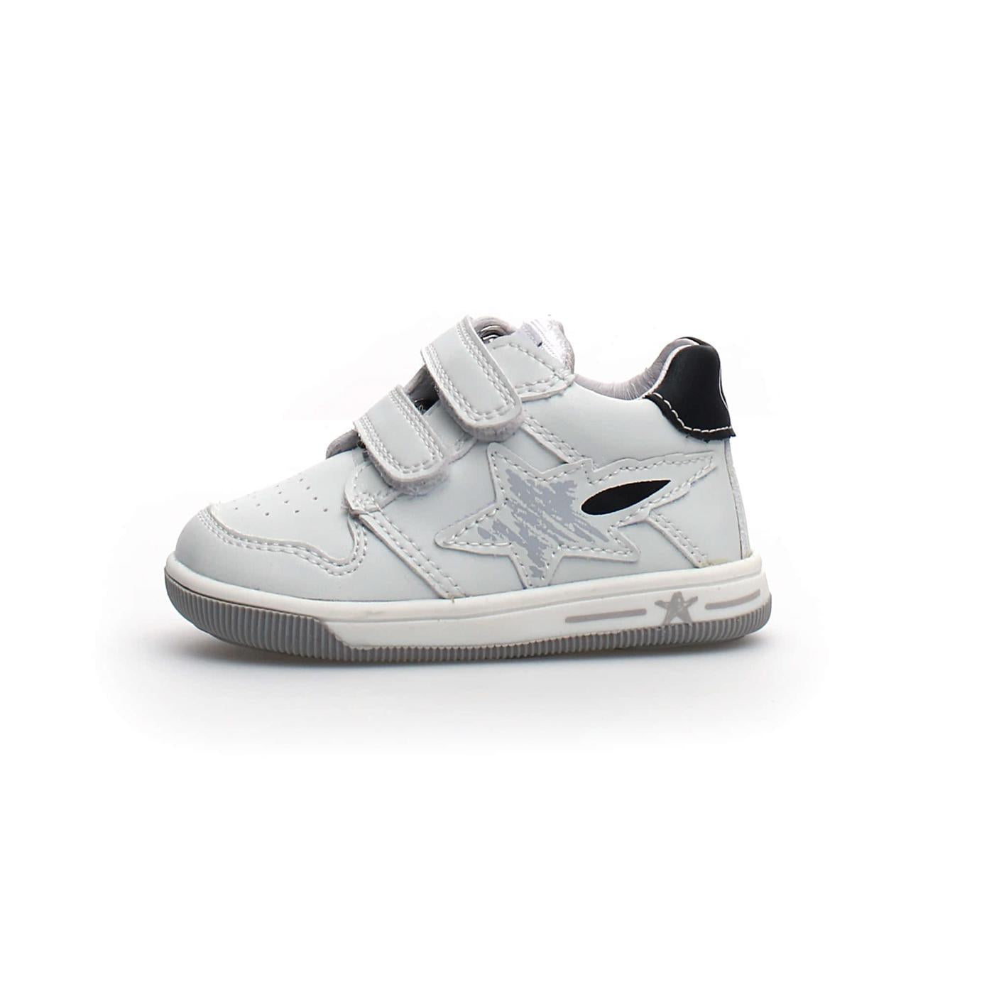 FALCOTTO 0012016966-02-1N20 WHITE-BLACK Sneakers Bambino 