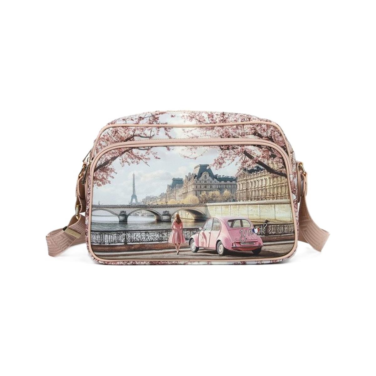 Y-NOT YES331S6 PARIS EN ROSE Borse Donna 