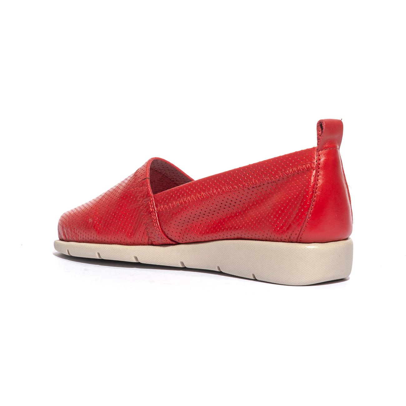 VALLEVERDE VS10120 ROSSO Mocassini Donna 
