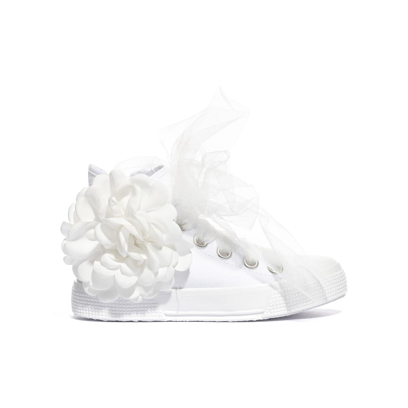 DXO C88F BIANCO FIOCCO Sneakers Bambina 
