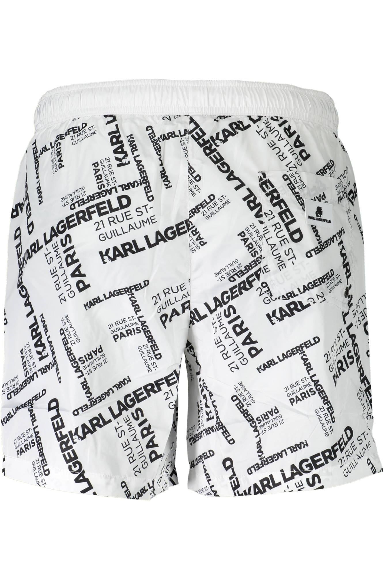 KARL LAGERFELD KL20MBM08_EE0B017_BIANCOWHIT Bianco Costumi Uomo 