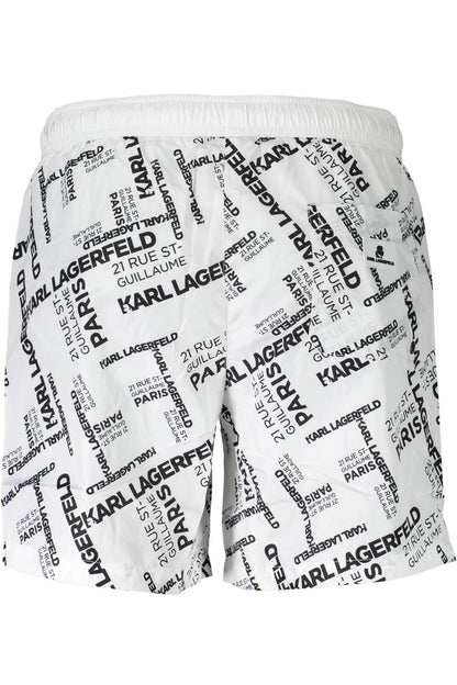 KARL LAGERFELD KL20MBM08_EE0B017_BIANCOWHIT Bianco Costumi Uomo 