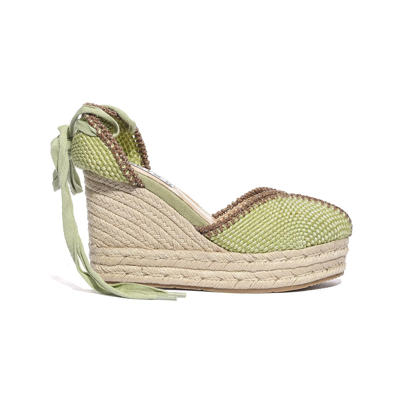 KEYS K10910 GREEN Espadrillas Donna 
