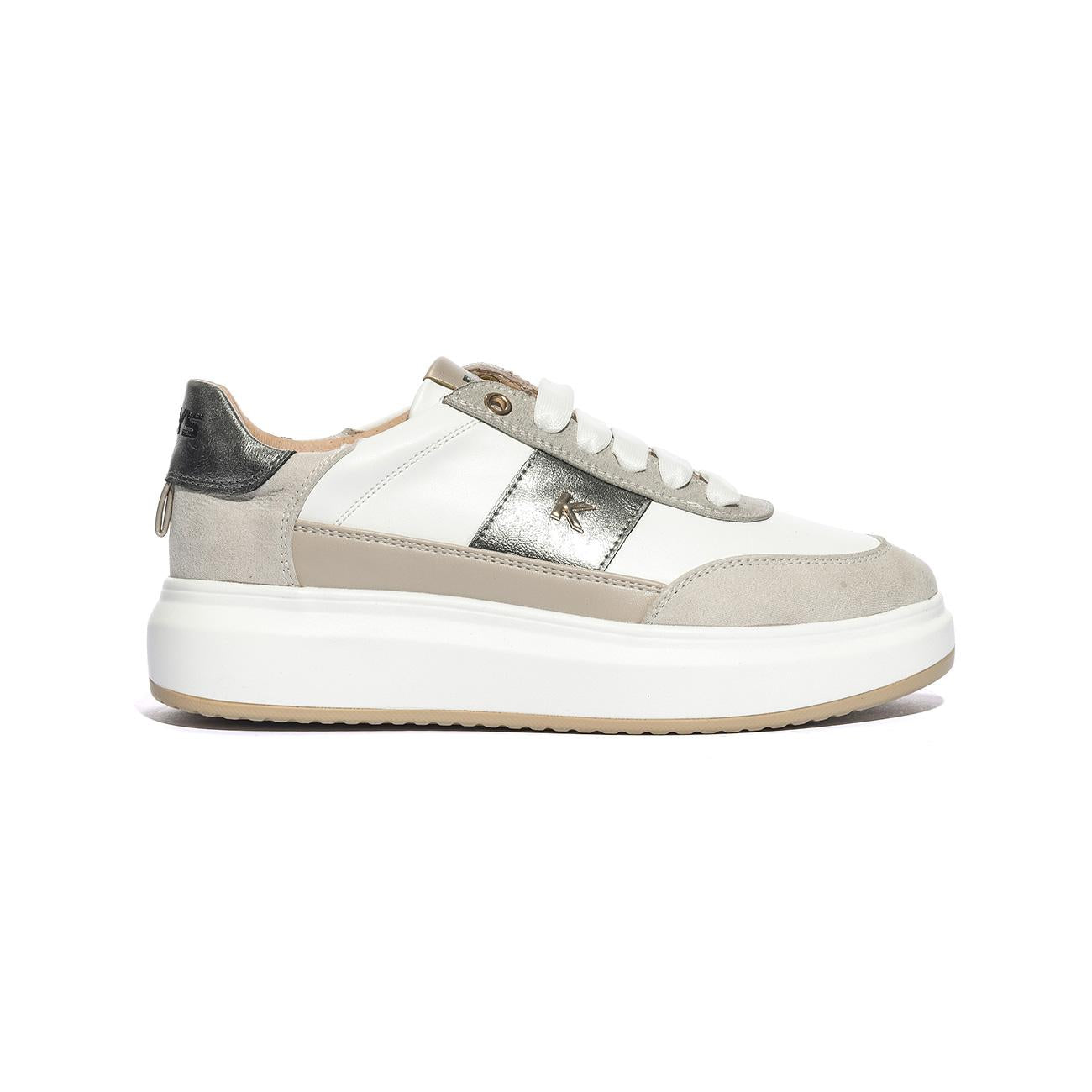 KEYS K11203 WHITE Sneakers Donna 