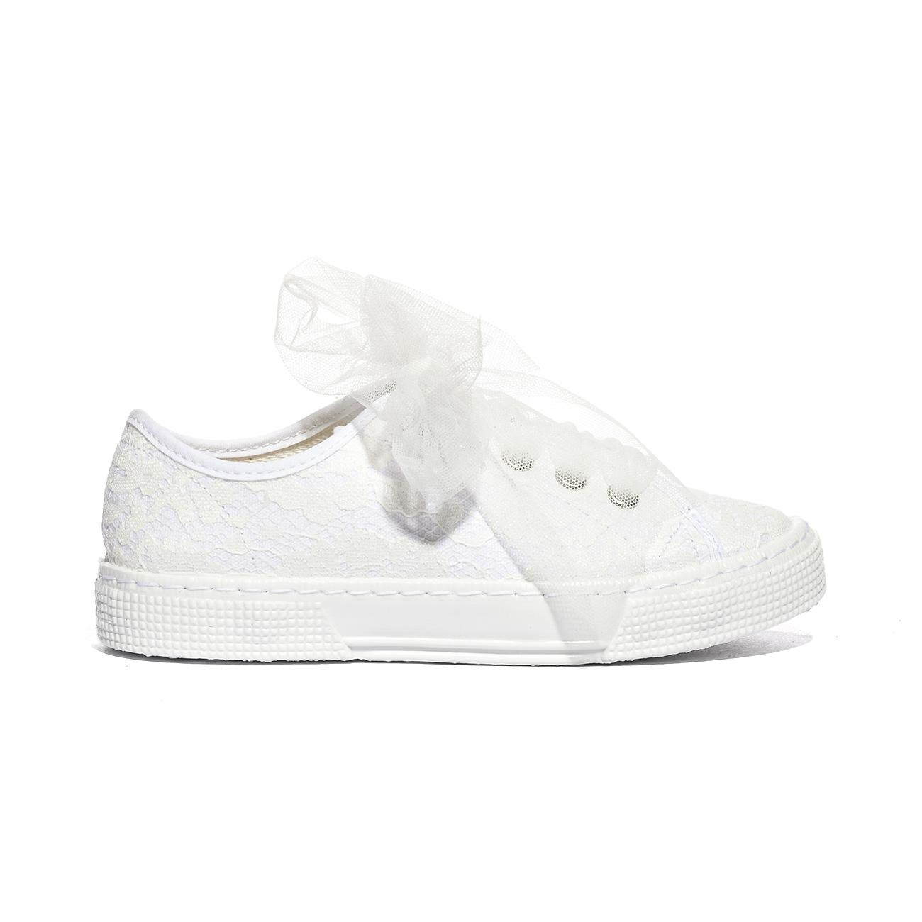DXO 105 PIZZO BIANCO Sneakers Bambina 