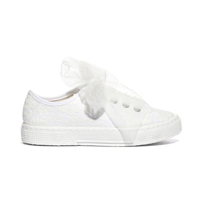 DXO 105 PIZZO BIANCO Sneakers Bambina 