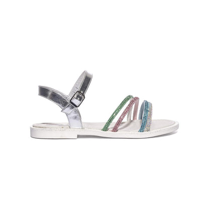 ASSO AG17910 SILVER MULTICOLOR Sandali Bambina 