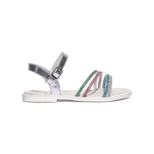 ASSO AG17910 SILVER MULTICOLOR Sandali Bambina 