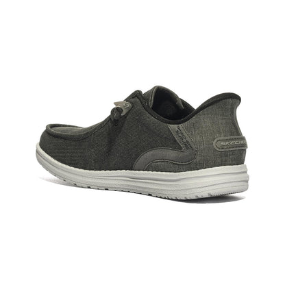 SKECHERS 210959 BKGY Slip-on Uomo 