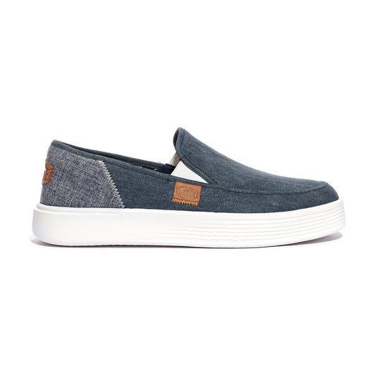 HEY DUDE HD40178-410 Linen Navy Slip-on Uomo 