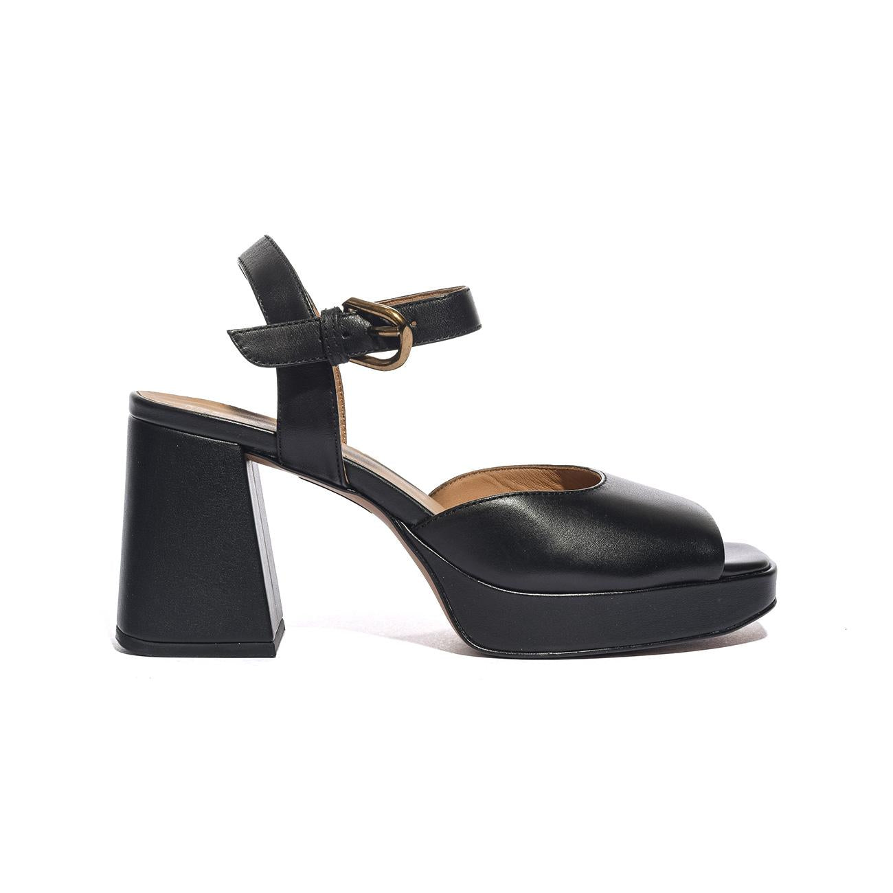 GEOX D36RHA 43 BLACK C9999 Sandali Donna 
