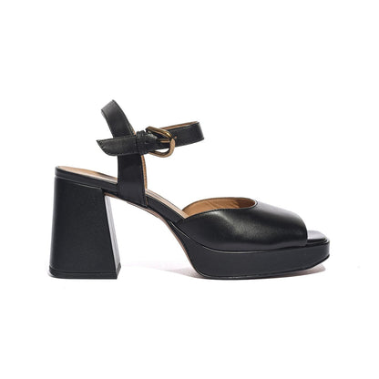 GEOX D36RHA 43 BLACK C9999 Sandali Donna 