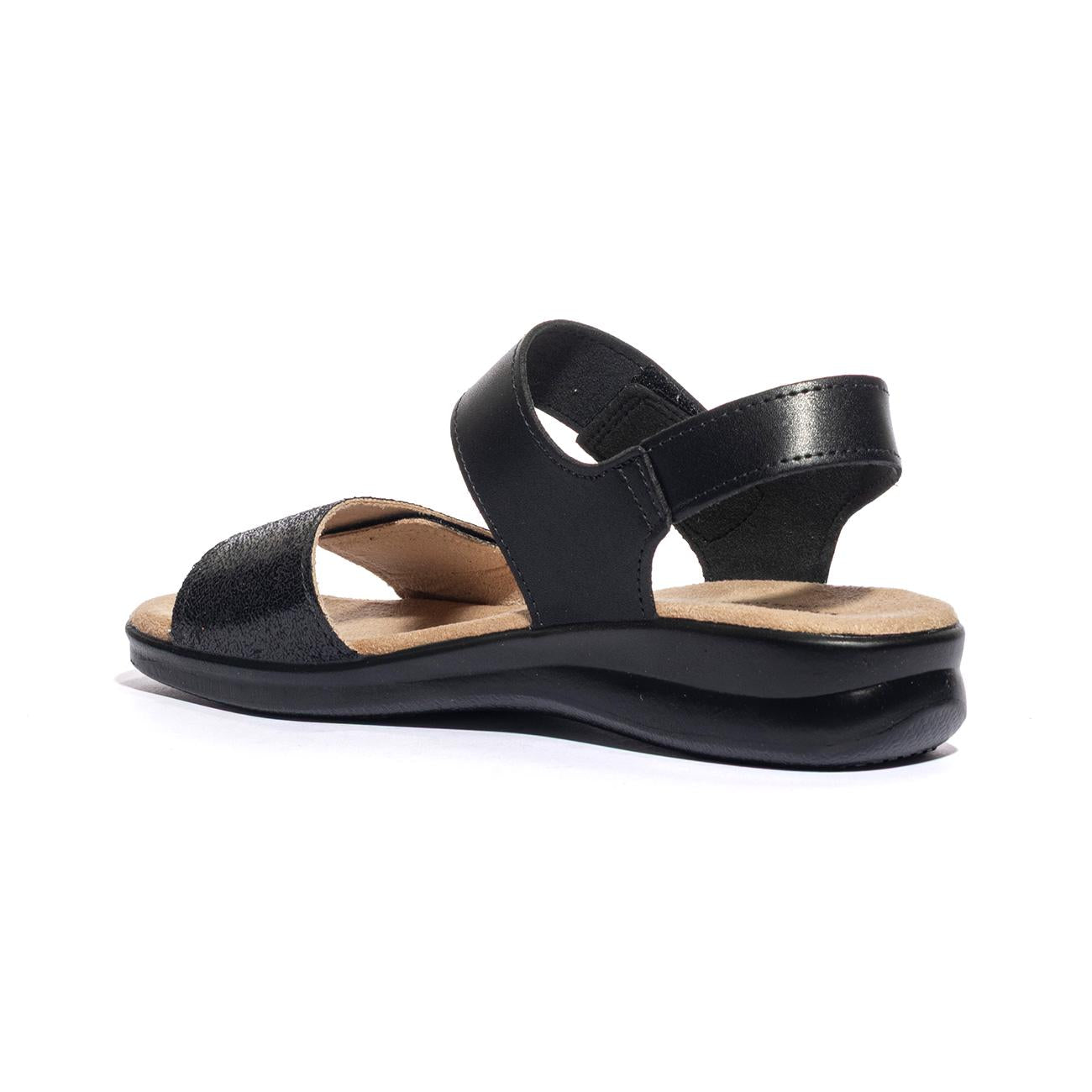 VALLEVERDE 25333 BLACK Sandali Donna 