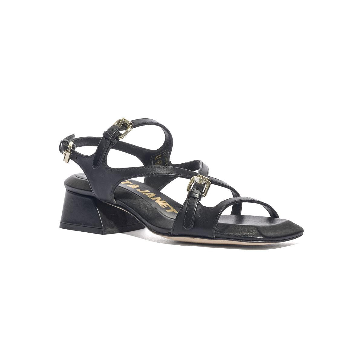 JANET&JANET J-202 BLACK Sandali Donna 
