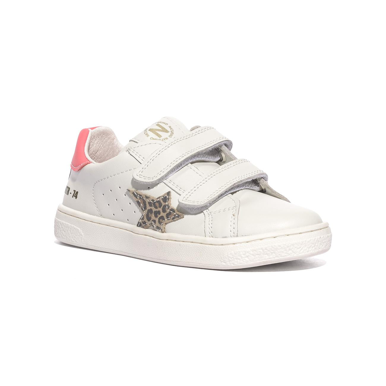 NATURINO 0012017499.09.1N08 WHITE.PINK Sneakers Bambina 