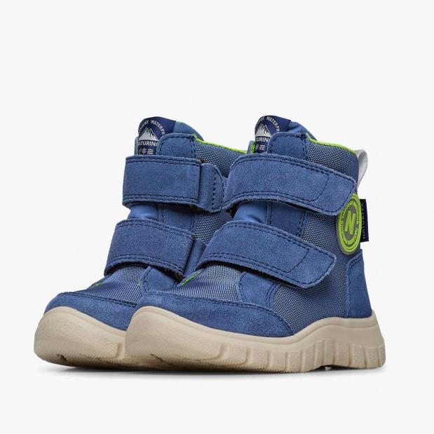 stivaletti NATURINO GEMINAE 3 VL WP blue 0013001577-01-0C03AZURE NATURINO