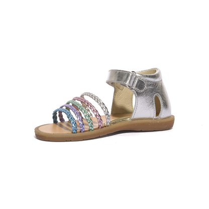 NATURINO 0010502667.09.2Q14 SILVER PINK Sandali Bambina 