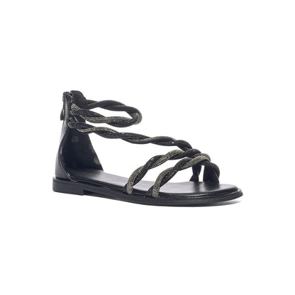 KHARISMA 7845 STRASS NERO C.FUCILE Sandali Bambina 