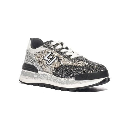 LIUJO BF4047TX007S3426 BLACK SILVER WHITE Sneakers Donna 
