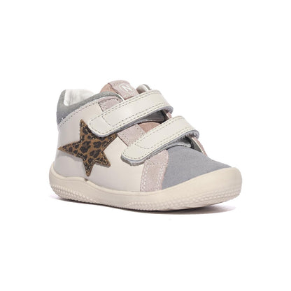 Sneakers Naturino Belix  Bianche 0012018730.02.2B22GREY CIPRIA MILK NATURINO