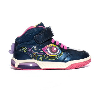 GEOX J36ASB NAVY MULTICOLOR     C4243 Sneakers Bambina 