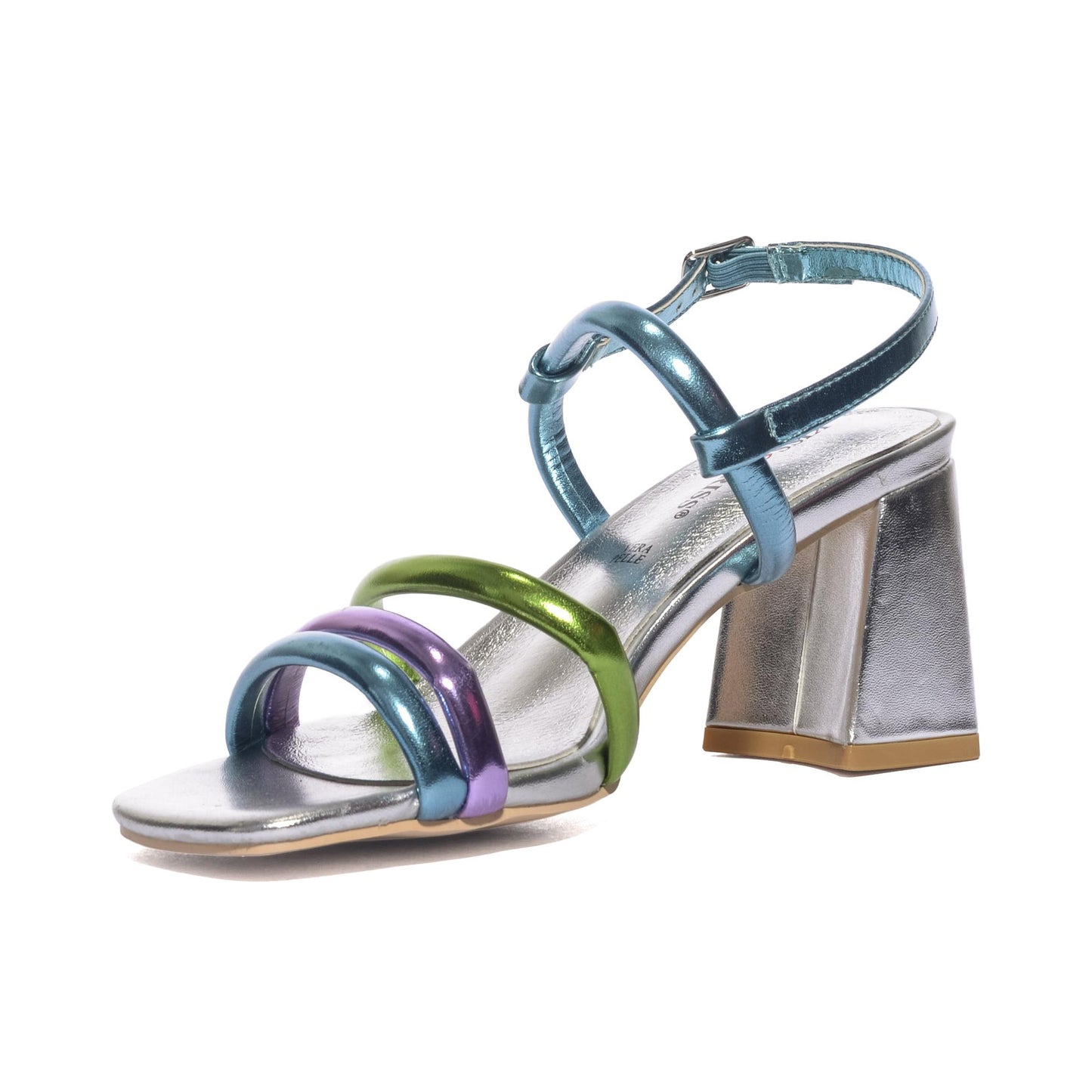 KISS KRISS G31 MULTICOLOR ARGENTO Sandali Donna 