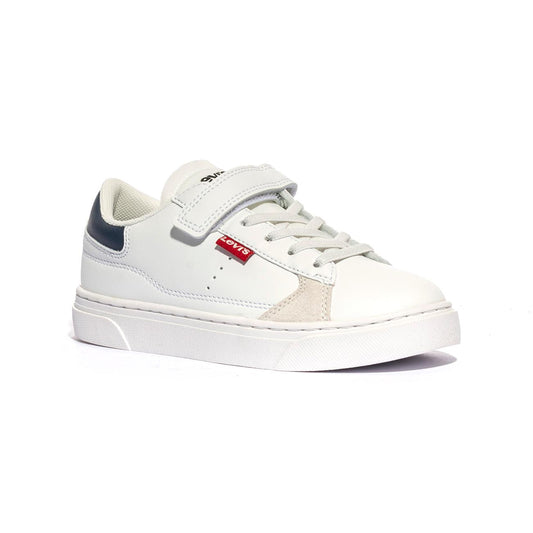 LEVI'S VBRY0052S 0063 WHITE BLUE Sneakers Bambino 