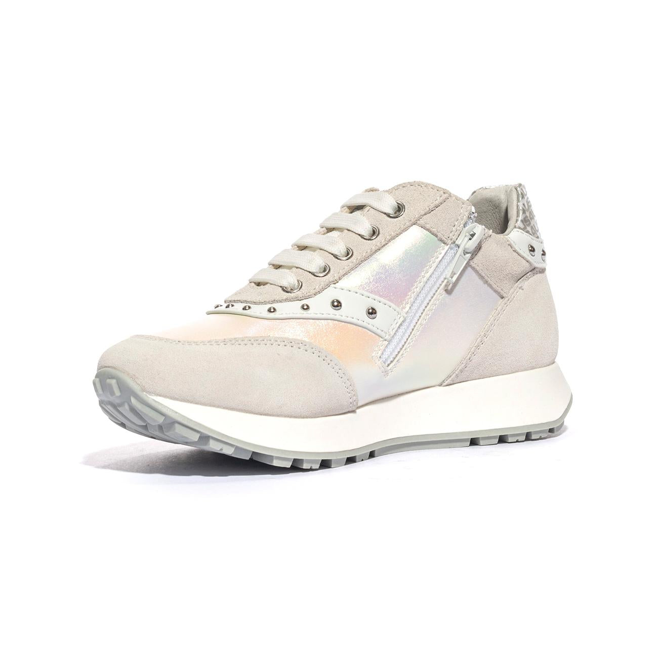 4US 41030 WHITE Sneakers Bambina 