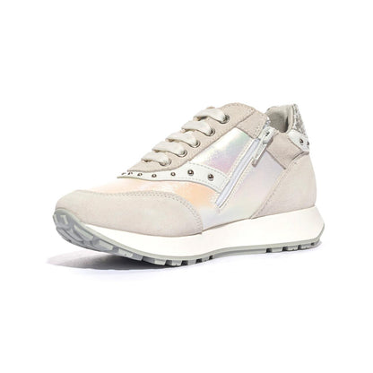 4US 41030 WHITE Sneakers Bambina 