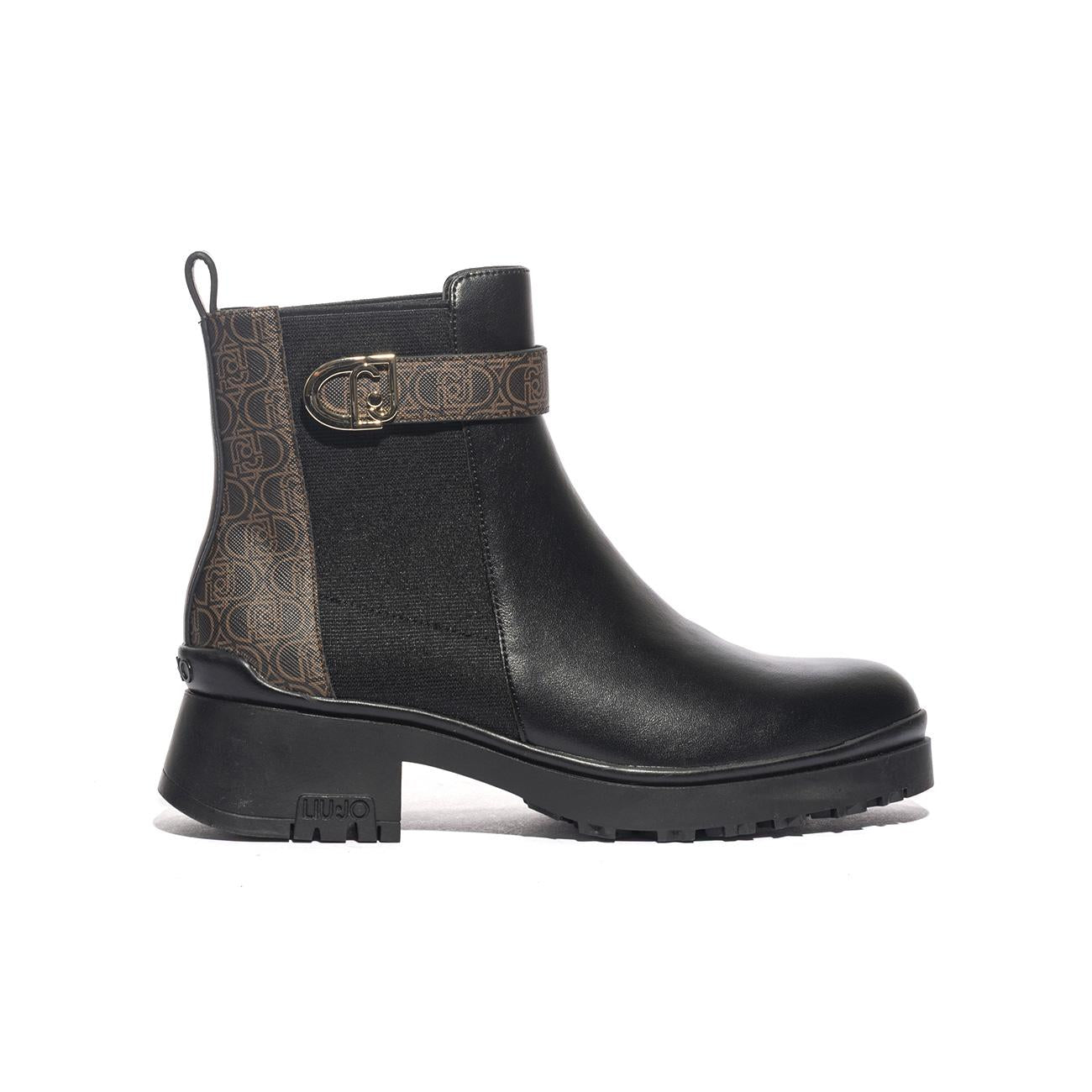 LIUJO SF4137EX270S1033 BLACK BROWN Stivaletti Donna 