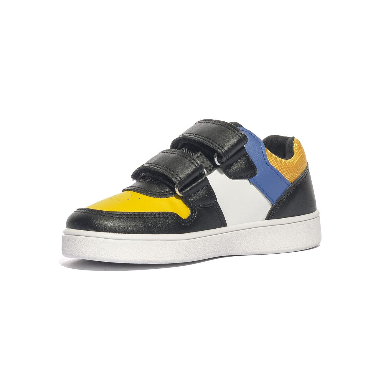 Sneakers Geox ECLYPER BOY Nere Gialle B565LA 000BCBLACK DK YELLOW      C9241 GEOX