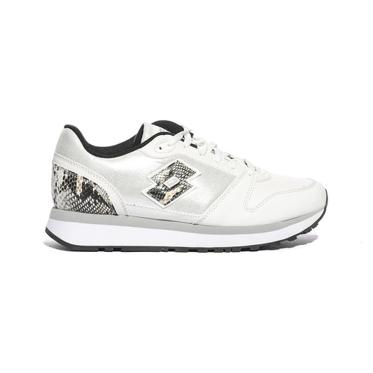 LOTTO 218120 WHITE BLACK SILVER Sneakers Donna 