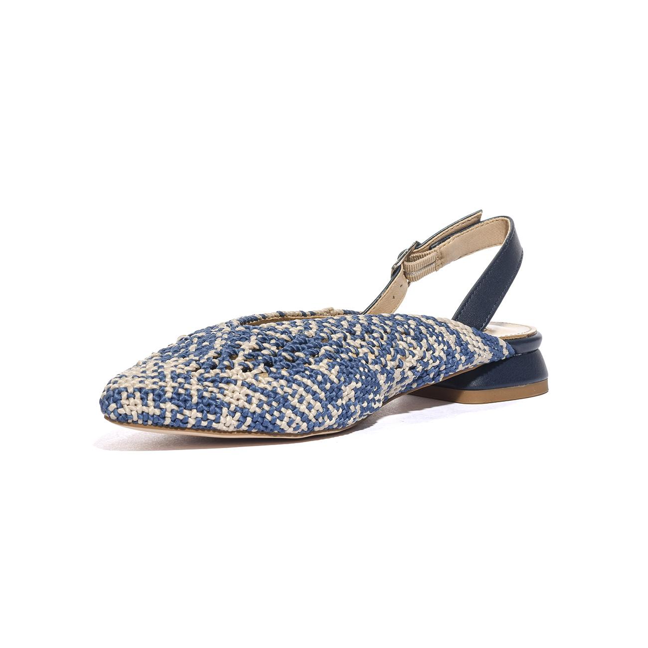 KEYS K10660 BLU BEIGE Ballerine Donna 