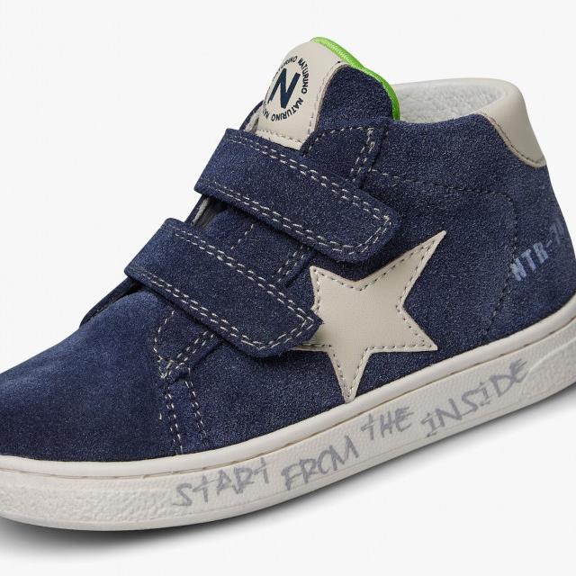 sneakers NATURINO PINN HIGH VL blue 0012017857-22-2C80NAVY-MILK NATURINO