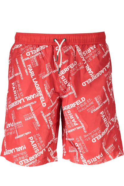 KARL LAGERFELD KL20MBL01_1DFF0C3_ROSSORED Rosso Costumi Uomo 