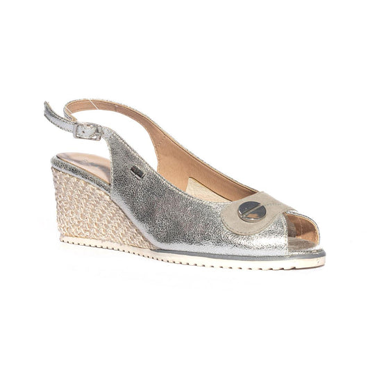 VALLEVERDE V66203 ARGENTO Sandali Donna 