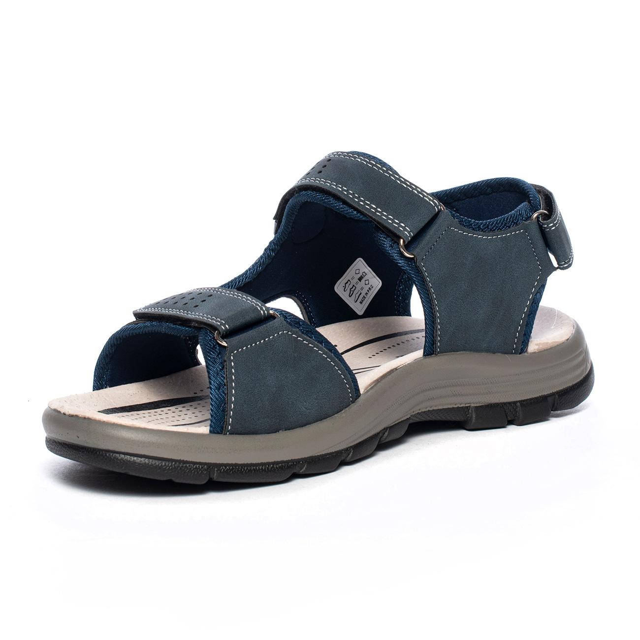 VALLEVERDE 54802 BLU Sandali Uomo 