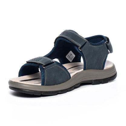 VALLEVERDE 54802 BLU Sandali Uomo 